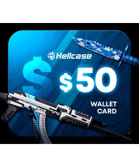 Hellcase.com 50 USD Wallet Card Code Key GLOBAL